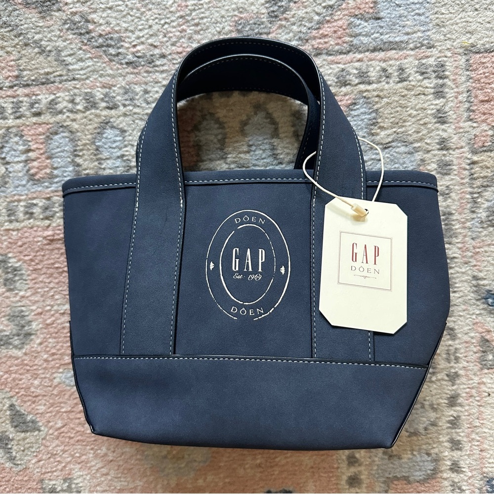 NWT gap x doen vegan suede tote bag